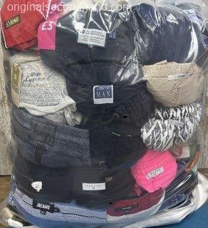Used XXL Shorts Wholesale Cream Grade