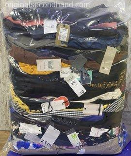 Used Cream Mix Oversized Clothing Wholesale