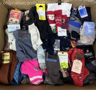 Used Socks Wholesale Stock and Cream Grade