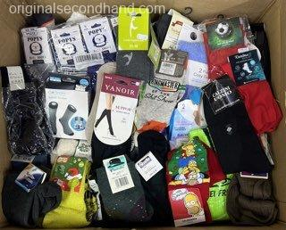 Used Socks Wholesale Stock and Cream Sort