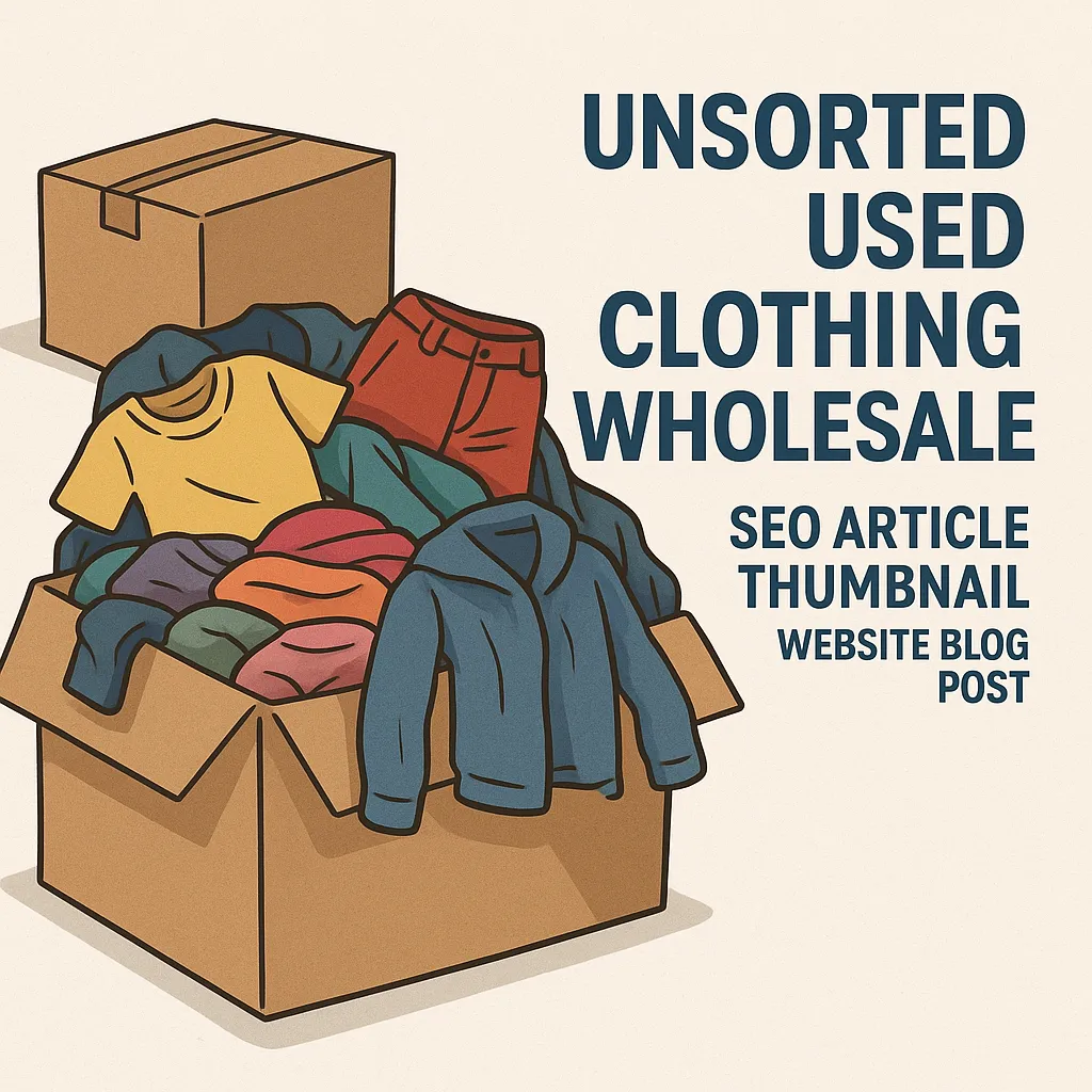 Unsorted Used Clothing Wholesale for Your Business Needs